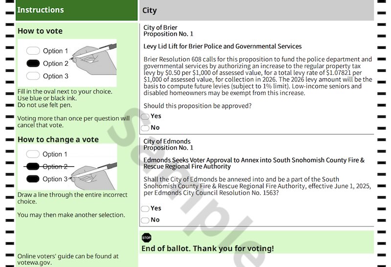 Local ballot.